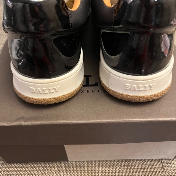 Mens Ballys blue leather sneakers size US  10 - Picture 3 of 4